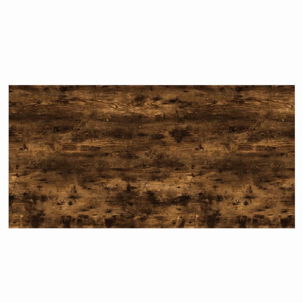 Rafturi perete 4 buc. stejar fumuriu 80x40x1,5 cm lemn compozit GartenMobel Dekor