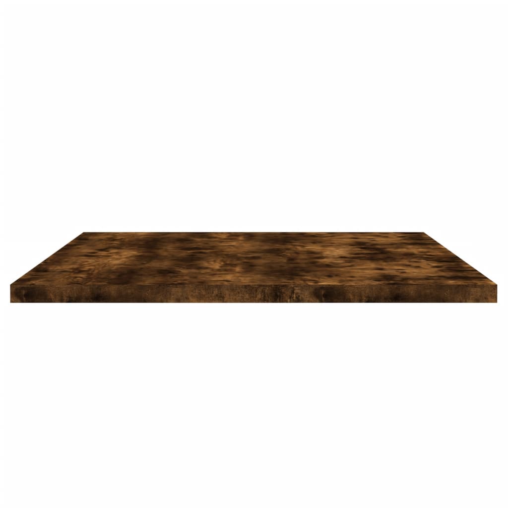 Rafturi perete 4 buc. stejar fumuriu 80x40x1,5 cm lemn compozit GartenMobel Dekor