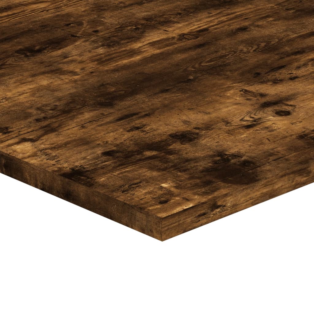Rafturi perete 4 buc. stejar fumuriu 80x40x1,5 cm lemn compozit GartenMobel Dekor