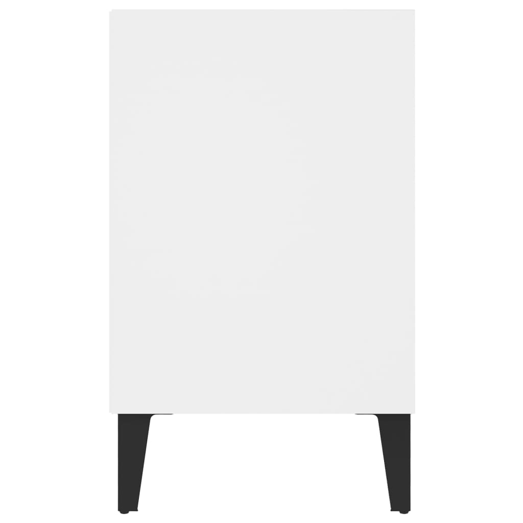 Comodă TV cu picioare metalice, alb, 103,5x30x50 cm GartenMobel Dekor