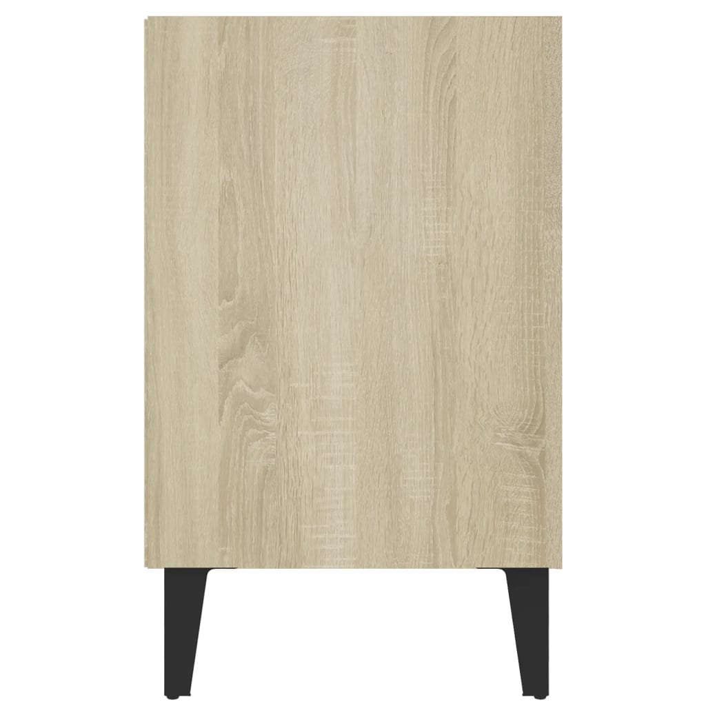 Comodă TV cu picioare metalice, stejar sonoma, 103,5x30x50 cm GartenMobel Dekor