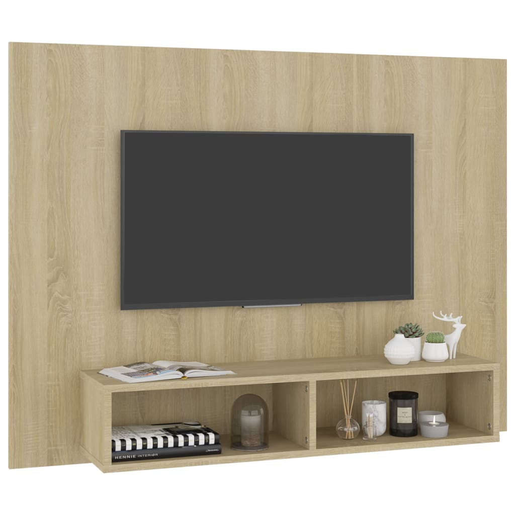 Comodă TV de perete, stejar sonoma, 120x23,5x90 cm, PAL GartenMobel Dekor