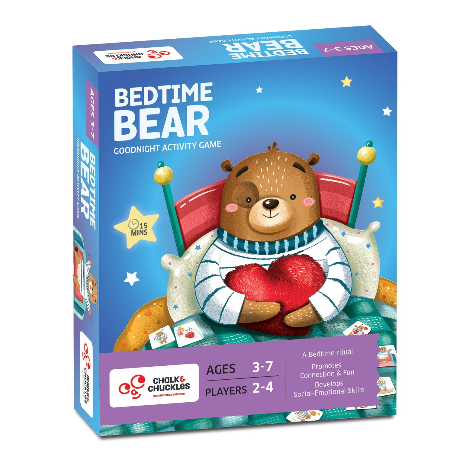 Joc cu carduri - Ora de culcare a ursuletului PlayLearn Toys