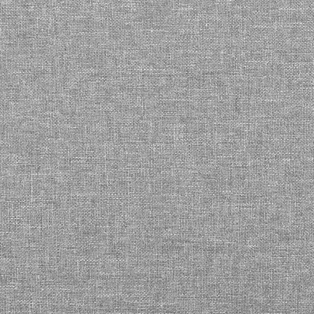 Pat box spring cu saltea, gri deschis, 120x190 cm, textil GartenMobel Dekor