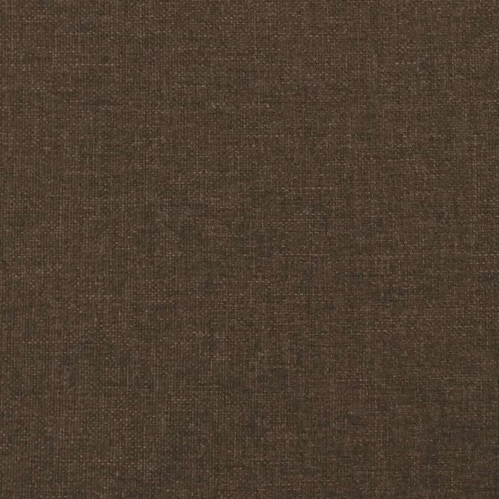 Pat box spring cu saltea, maro închis, 120x190 cm, textil GartenMobel Dekor