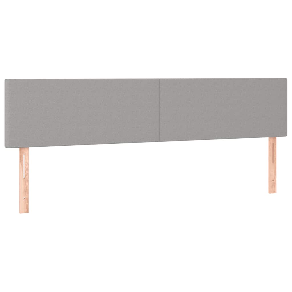 Pat box spring cu saltea, gri deschis, 120x190 cm, textil GartenMobel Dekor