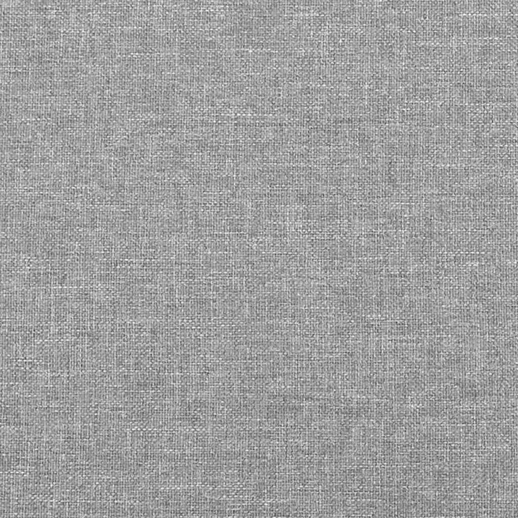 Pat box spring cu saltea, gri deschis, 120x190 cm, textil GartenMobel Dekor