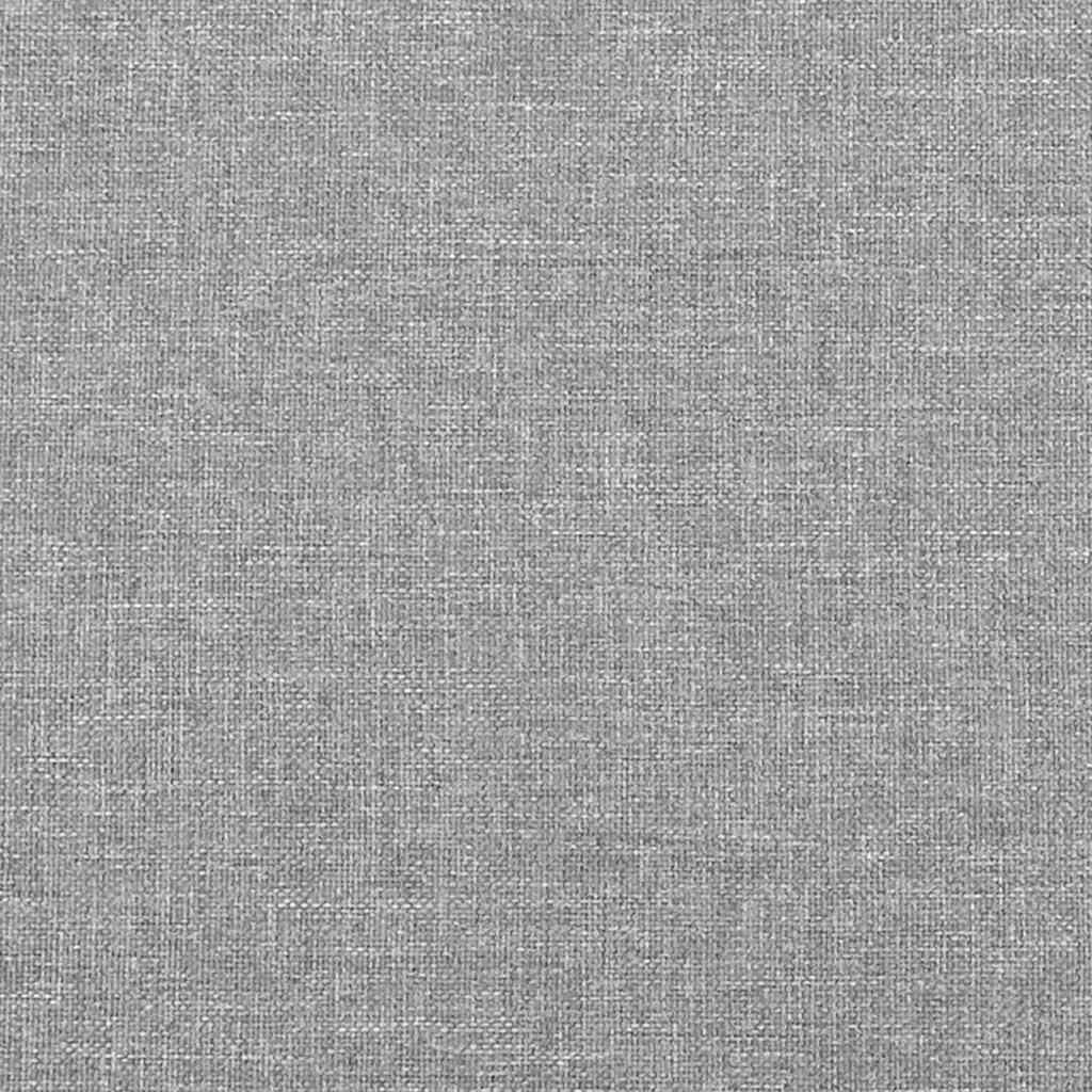 Pat box spring cu saltea, gri deschis, 120x190 cm, textil GartenMobel Dekor