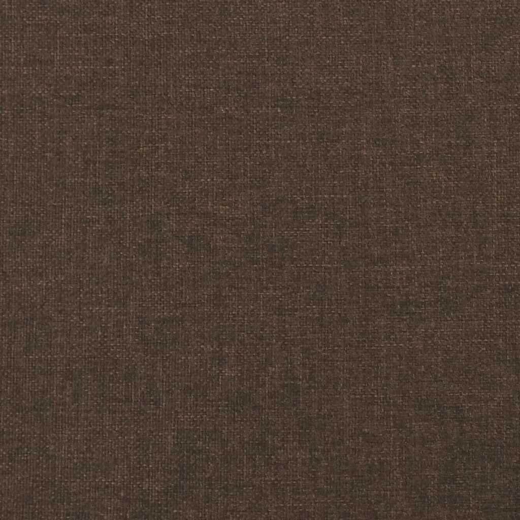 Pat box spring cu saltea, maro închis, 120x190 cm, textil GartenMobel Dekor