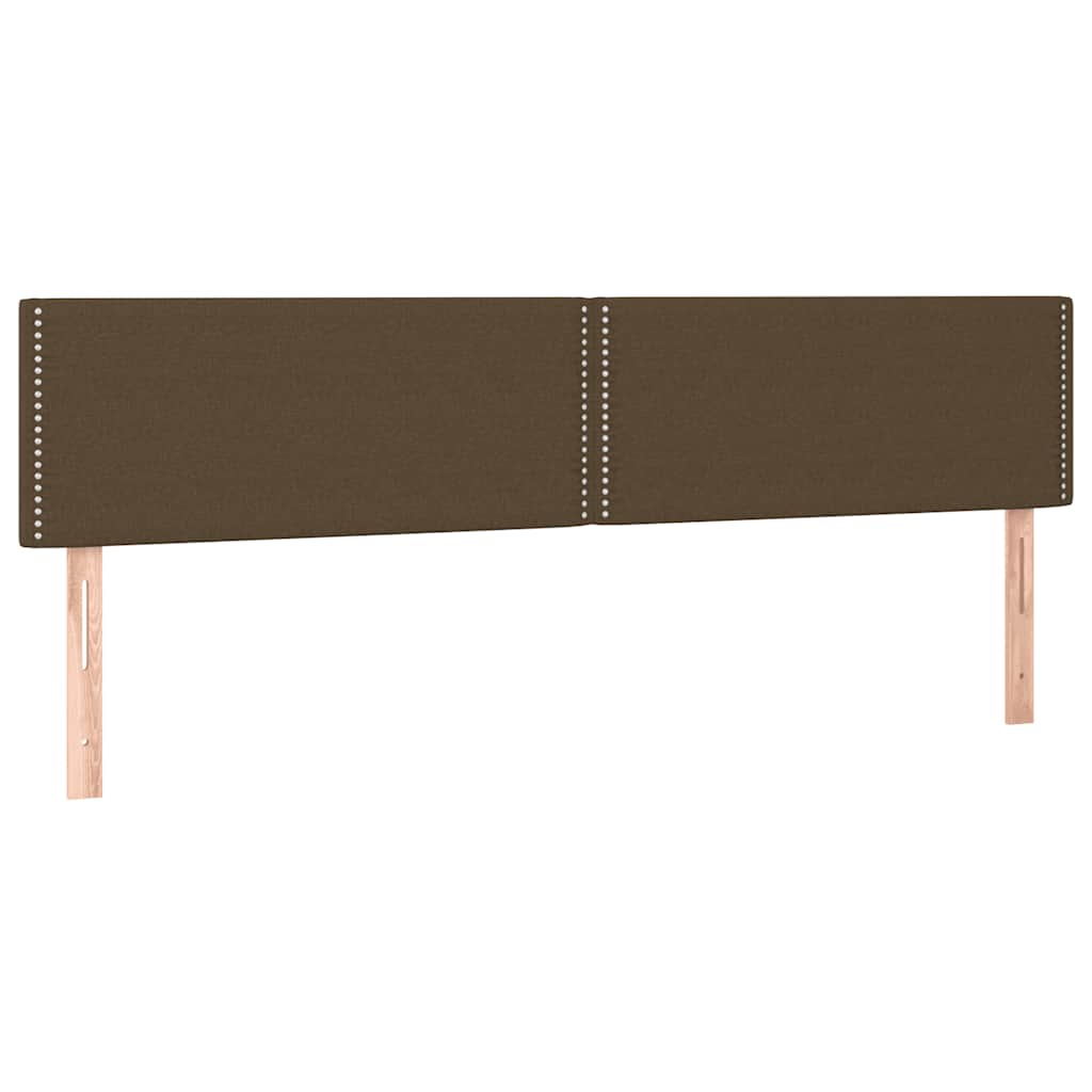 Pat box spring cu saltea, maro închis, 120x190 cm, textil GartenMobel Dekor