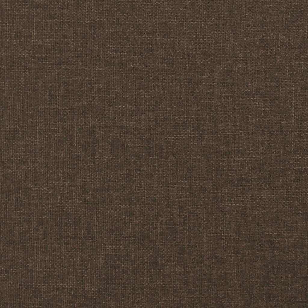 Pat box spring cu saltea, maro închis, 120x190 cm, textil GartenMobel Dekor