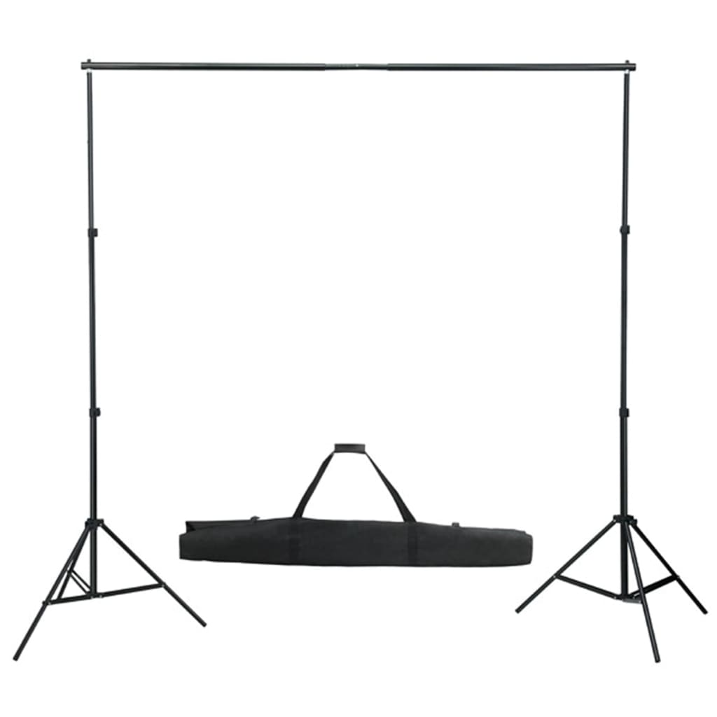 Set studio foto cu lămpi, fundal și reflector GartenMobel Dekor