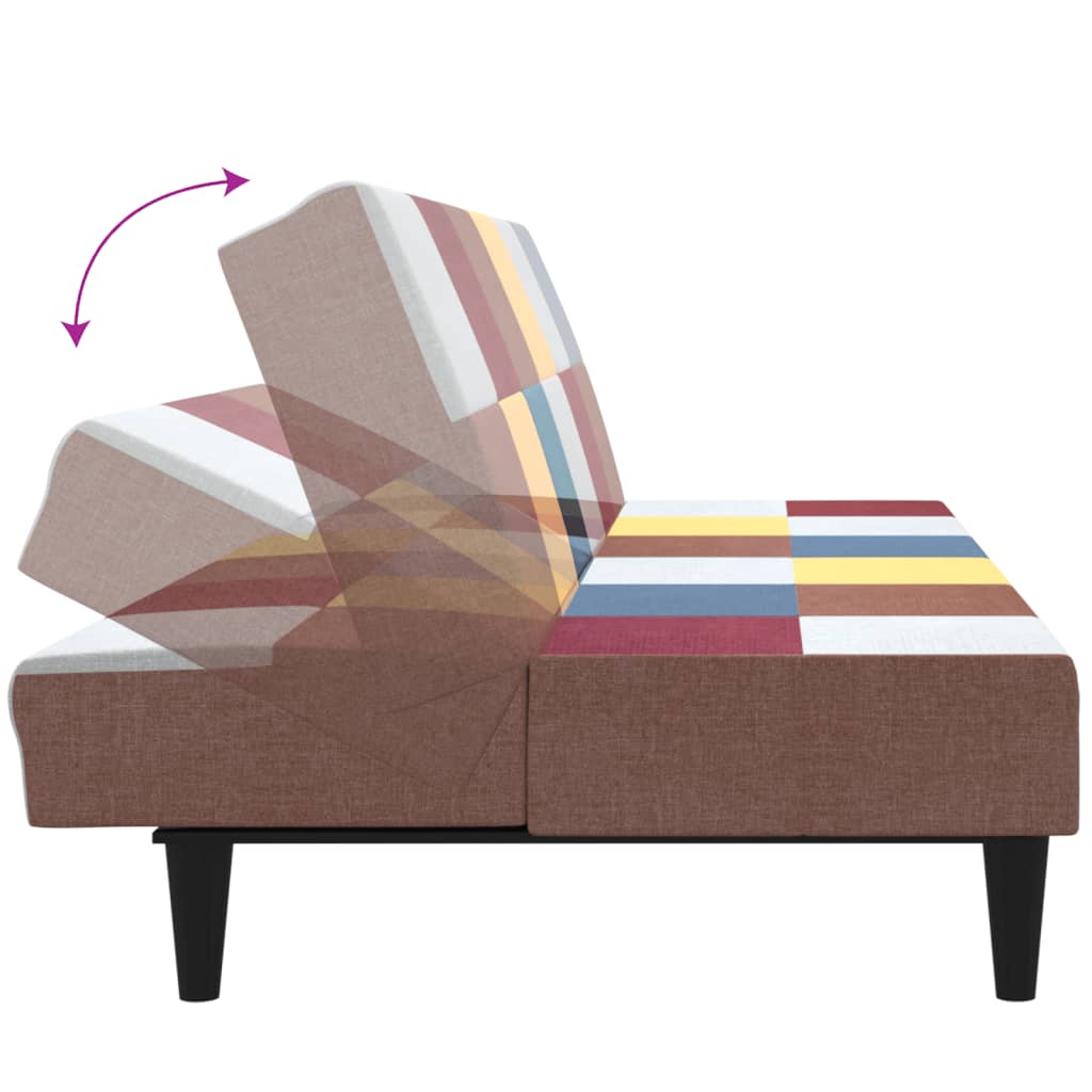 Canapea extensibilă cu 2 locuri, material textil GartenMobel Dekor