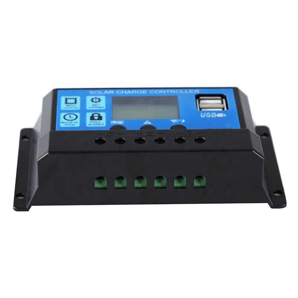 Controler/Regulator de incarcare panou solar, 12 - 24V, 30A, mini dual USB FAVLine Selection