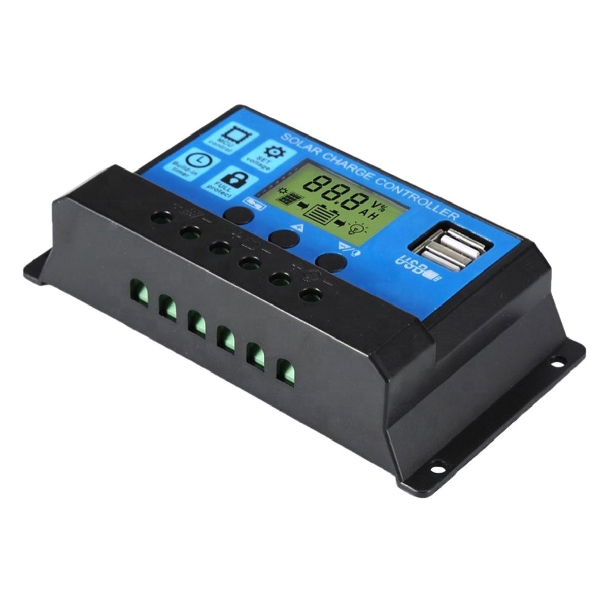 Controler/Regulator de incarcare panou solar, 12 - 24V, 30A, mini dual USB FAVLine Selection