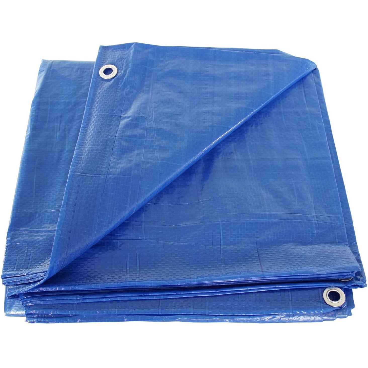 Prelata Impermeabila cu ochiuri metalice de prindere, dimensiune 4,0m x 5,0m, densitate 80g/m2, culoare albastra FAVLine Selection