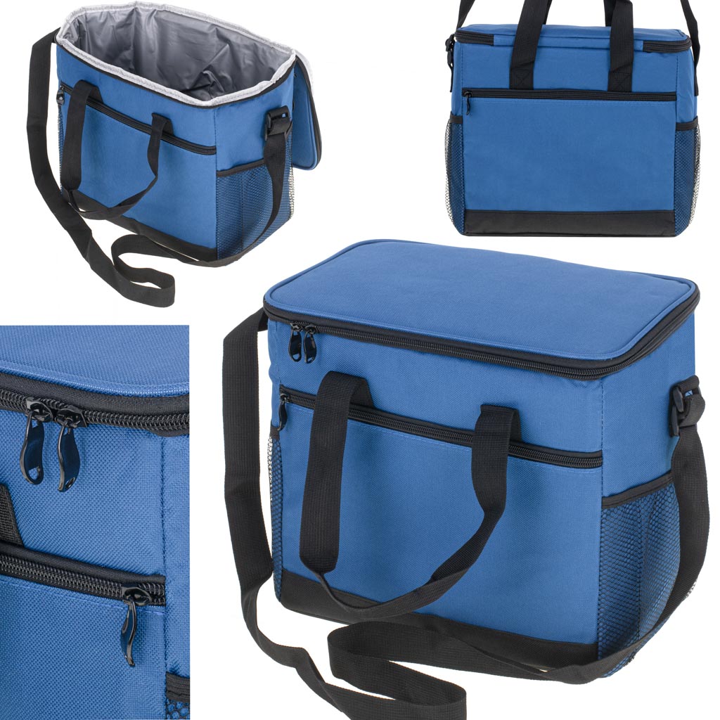 Geanta termoizolanta pentru picnic sau plaja, capacitate 16l, culoare Albastra FAVLine Selection
