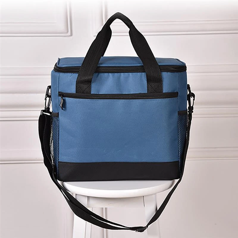 Geanta termoizolanta pentru picnic sau plaja, capacitate 16l, culoare Albastra FAVLine Selection