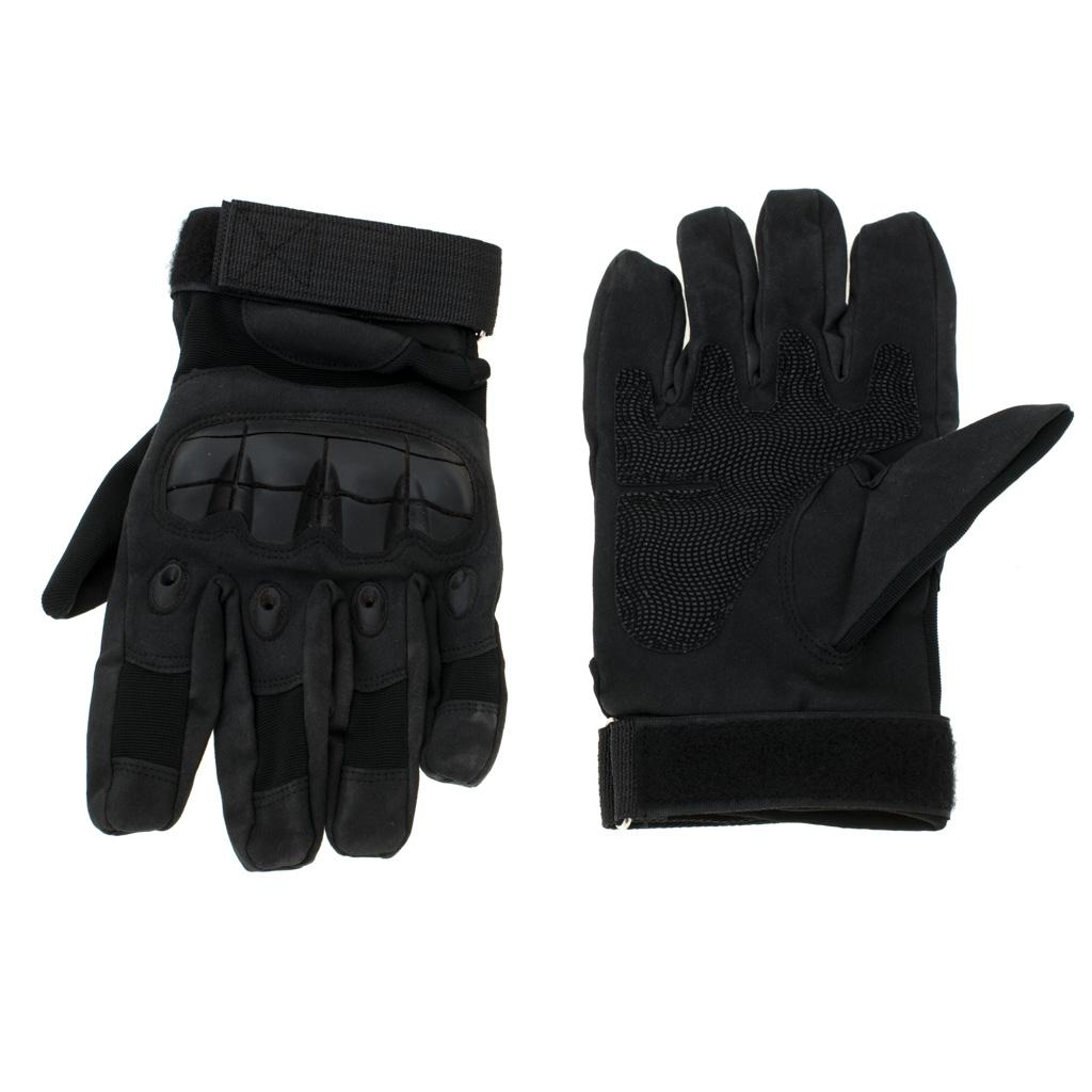 Manusi Tactice cu elemente de protectie, marime L, cu destinatie Moto, ATV, SSV, QUAD, culoare Neagra FAVLine Selection