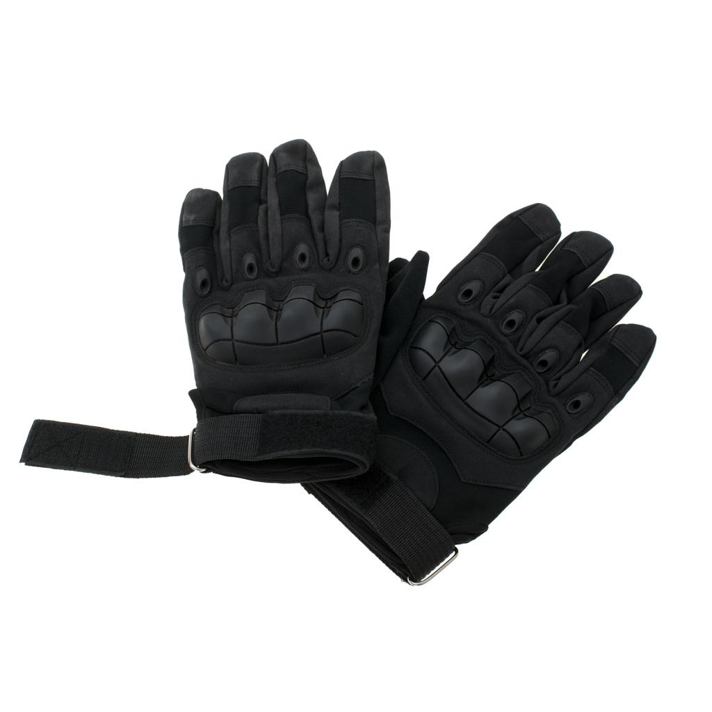 Manusi Tactice cu elemente de protectie, marime L, cu destinatie Moto, ATV, SSV, QUAD, culoare Neagra FAVLine Selection