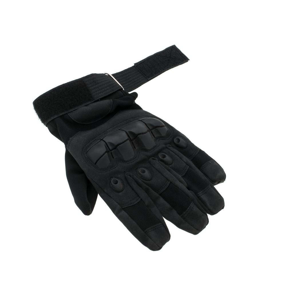 Manusi Tactice cu elemente de protectie, marime L, cu destinatie Moto, ATV, SSV, QUAD, culoare Neagra FAVLine Selection
