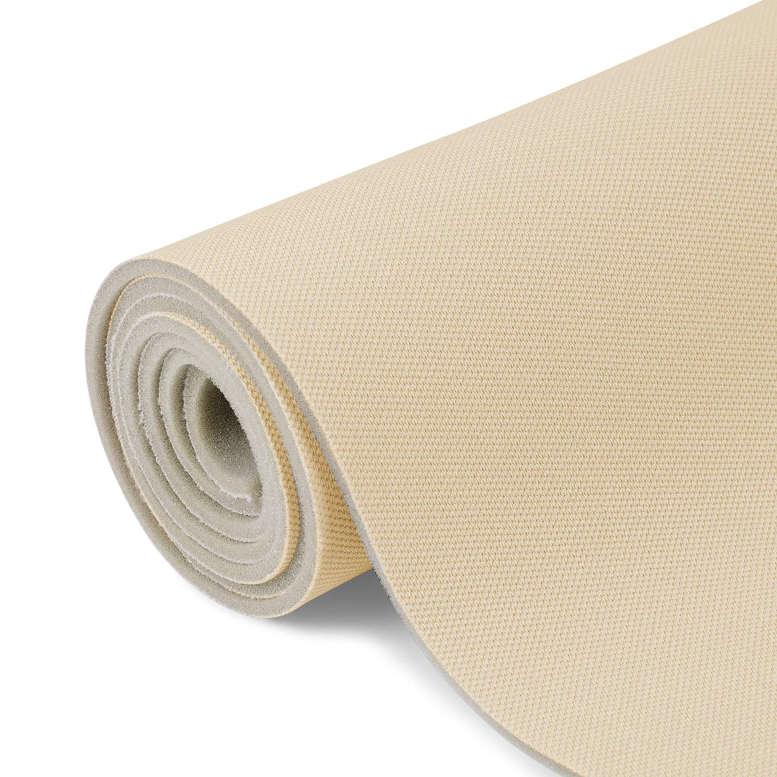 Material pentru reconditionare plafon auto, material textil cu spate buretat, culoare Bej, dimensiune 2m x 1,50m FAVLine Selection