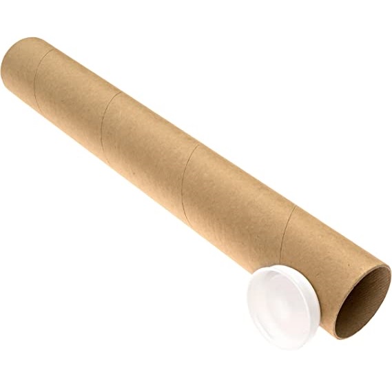 Tub din carton pentru protectie la transport folii si printuri, lungime 130 cm, diametru Ø76mm, grosime perete 4mm FAVLine Selection