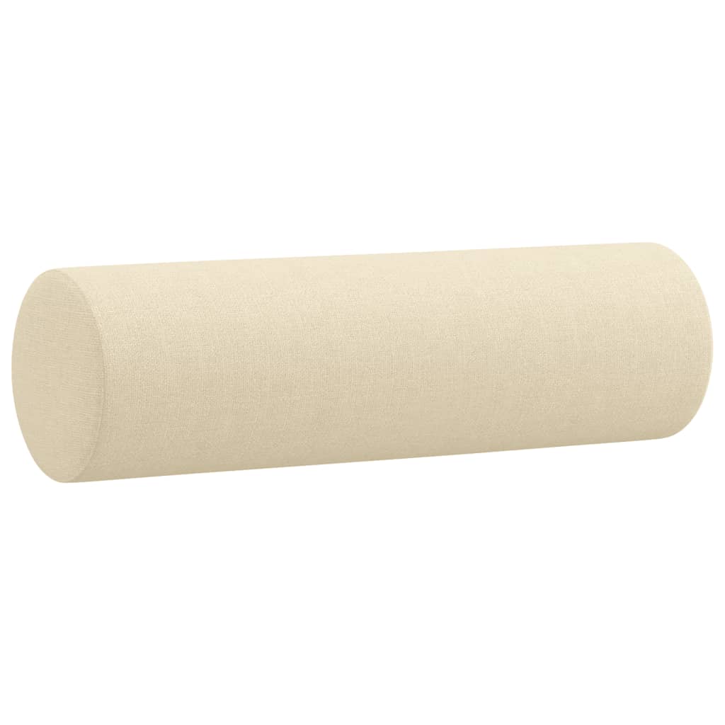 Set de canapele cu perne, 4 piese, crem, microfibră GartenMobel Dekor