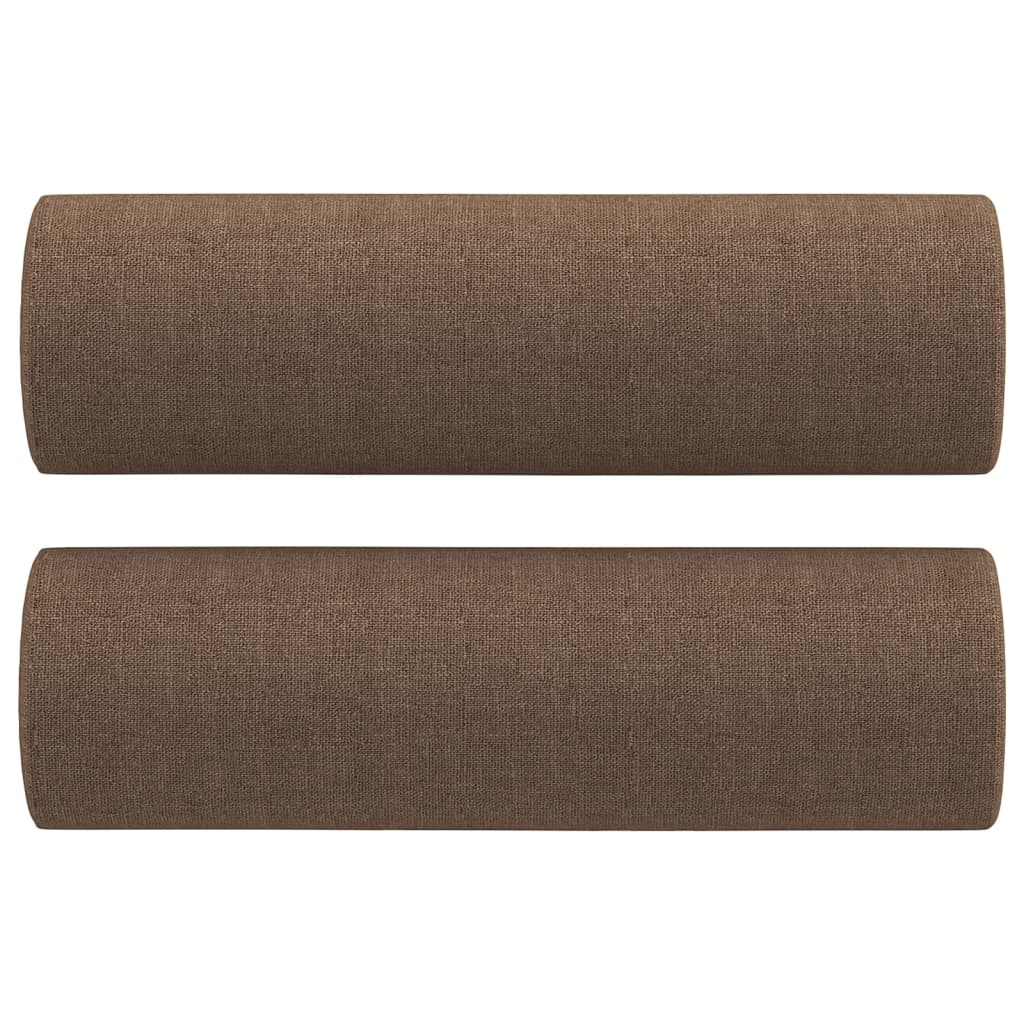 Set de canapele cu perne, 4 piese, maro, textil GartenMobel Dekor