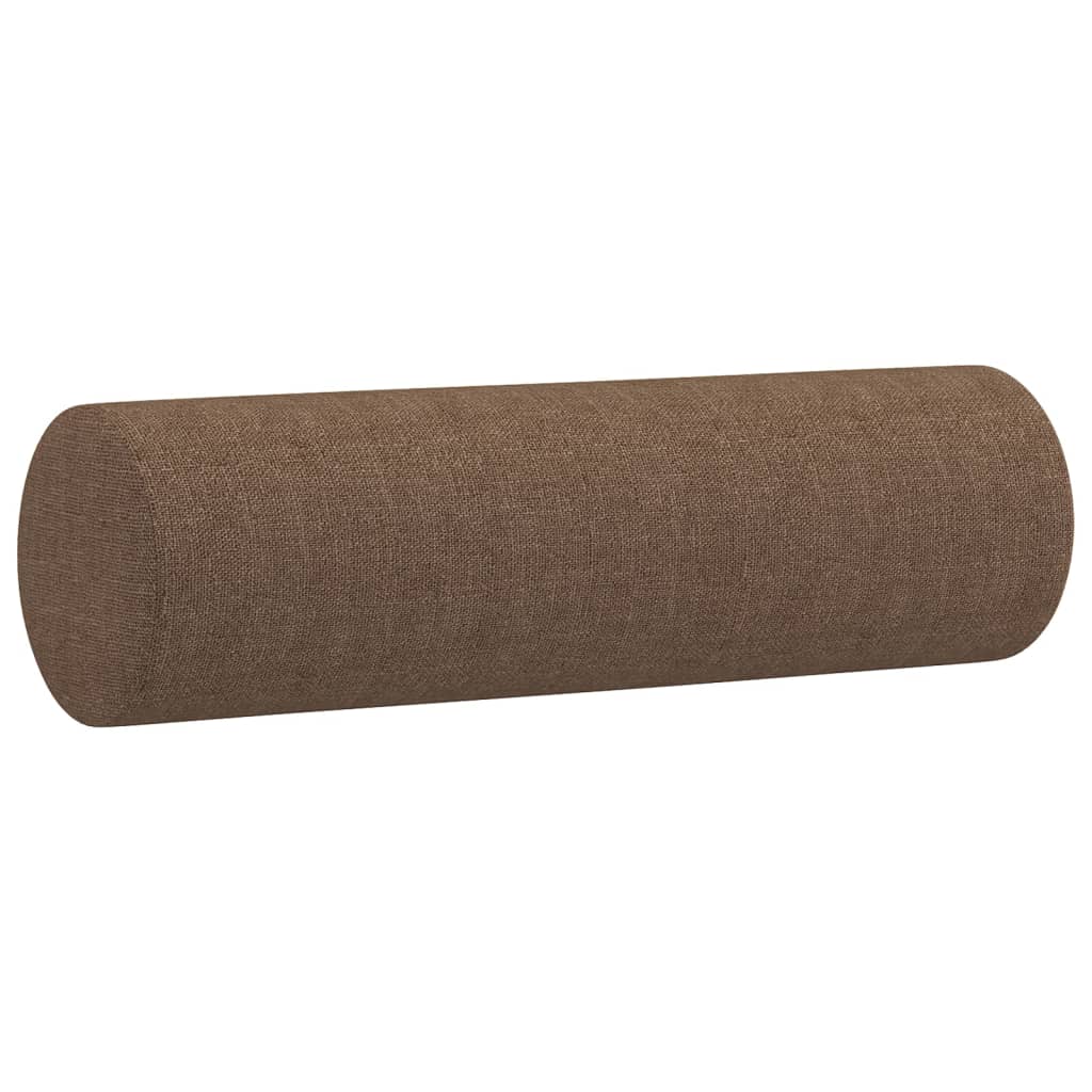 Set de canapele cu perne, 4 piese, maro, textil GartenMobel Dekor