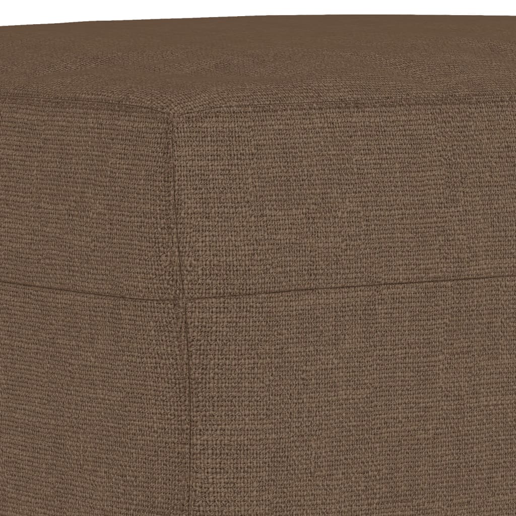 Set de canapele cu perne, 4 piese, maro, textil GartenMobel Dekor