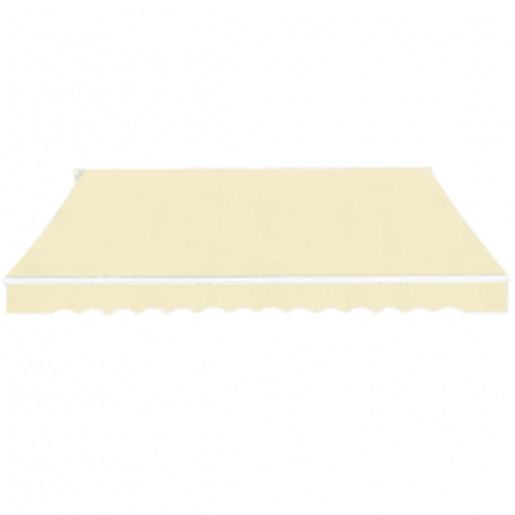 Copertină pliabilă acționată manual, crem, 600 cm GartenMobel Dekor