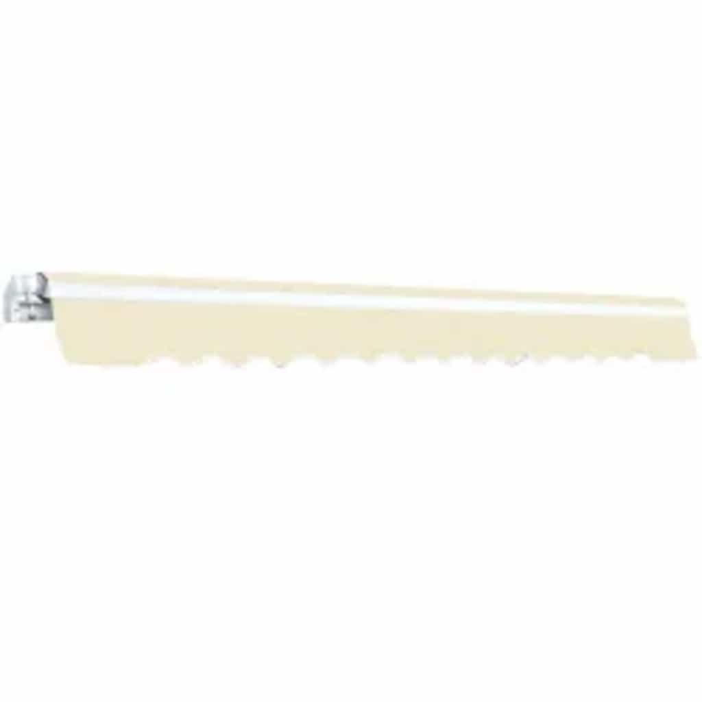 Copertină pliabilă acționată manual, crem, 600 cm GartenMobel Dekor