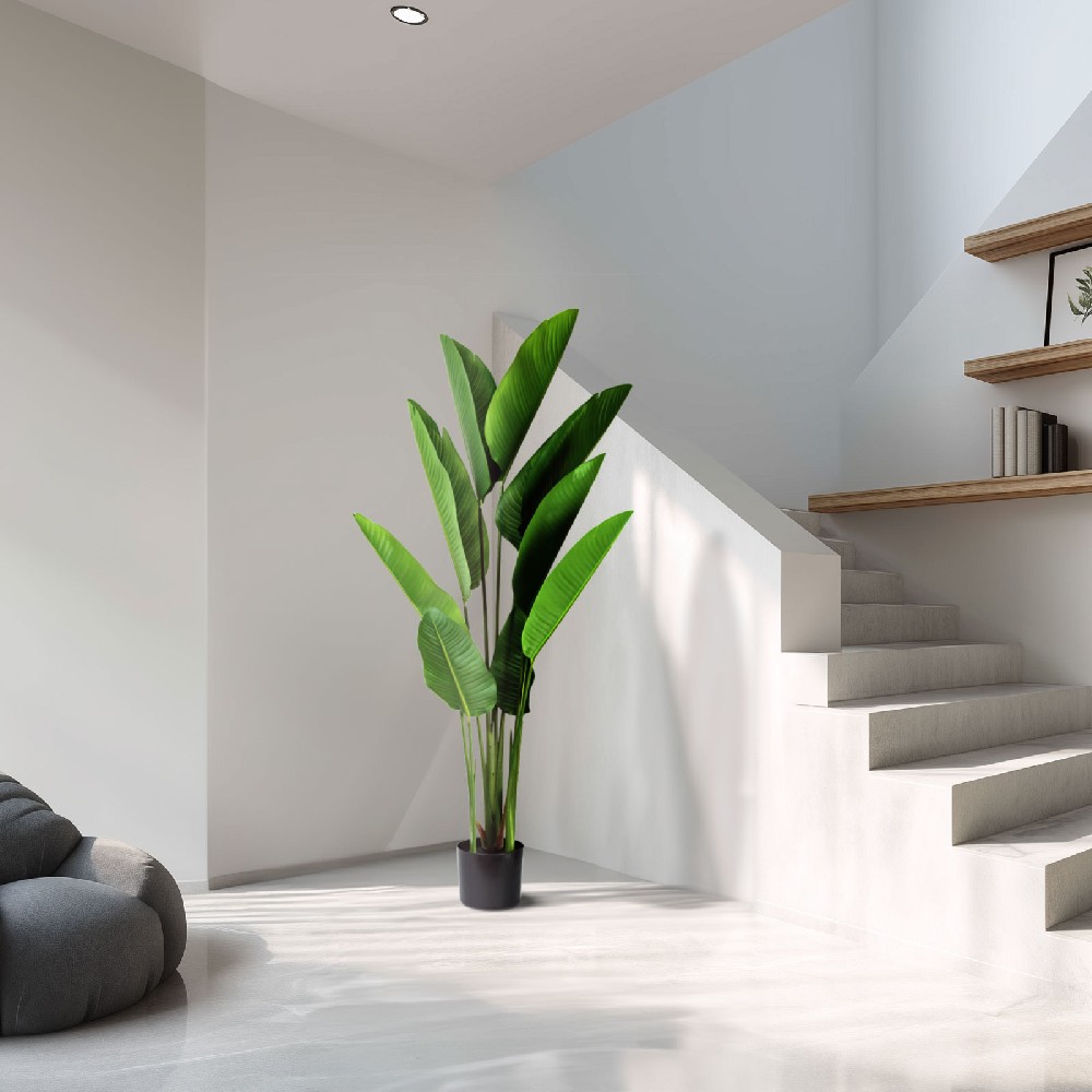 Plantă decorativă artificială bananier – 1,6 m, verde Best CarHome