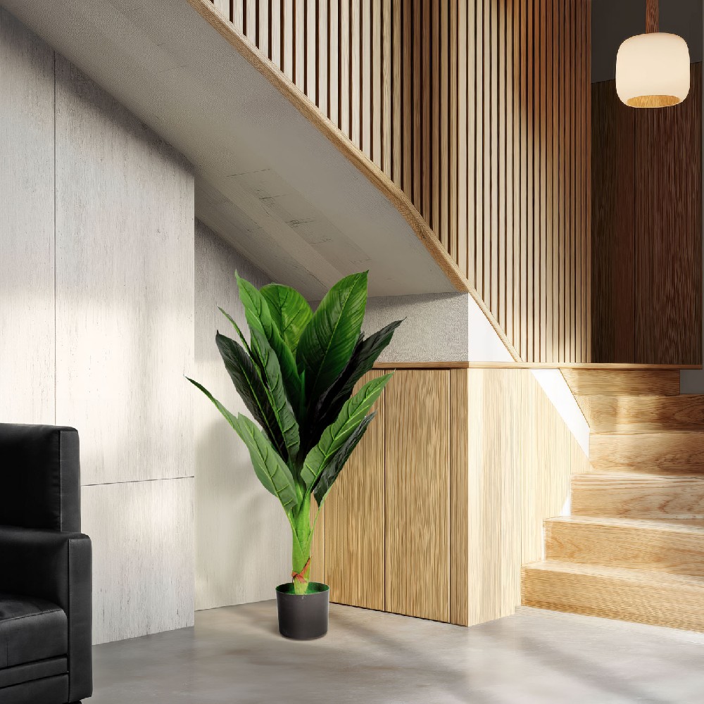 Plantă decorativă artificială colocasia – 100 cm, verde Best CarHome