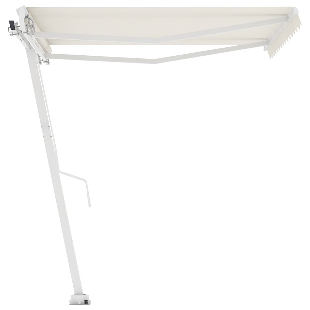 Copertină retractabilă manual, crem, 300x250 cm GartenMobel Dekor