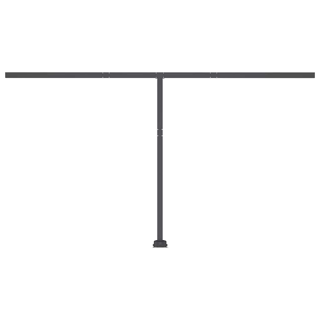 Copertină autonomă retractabilă manual, crem, 400x300 cm GartenMobel Dekor