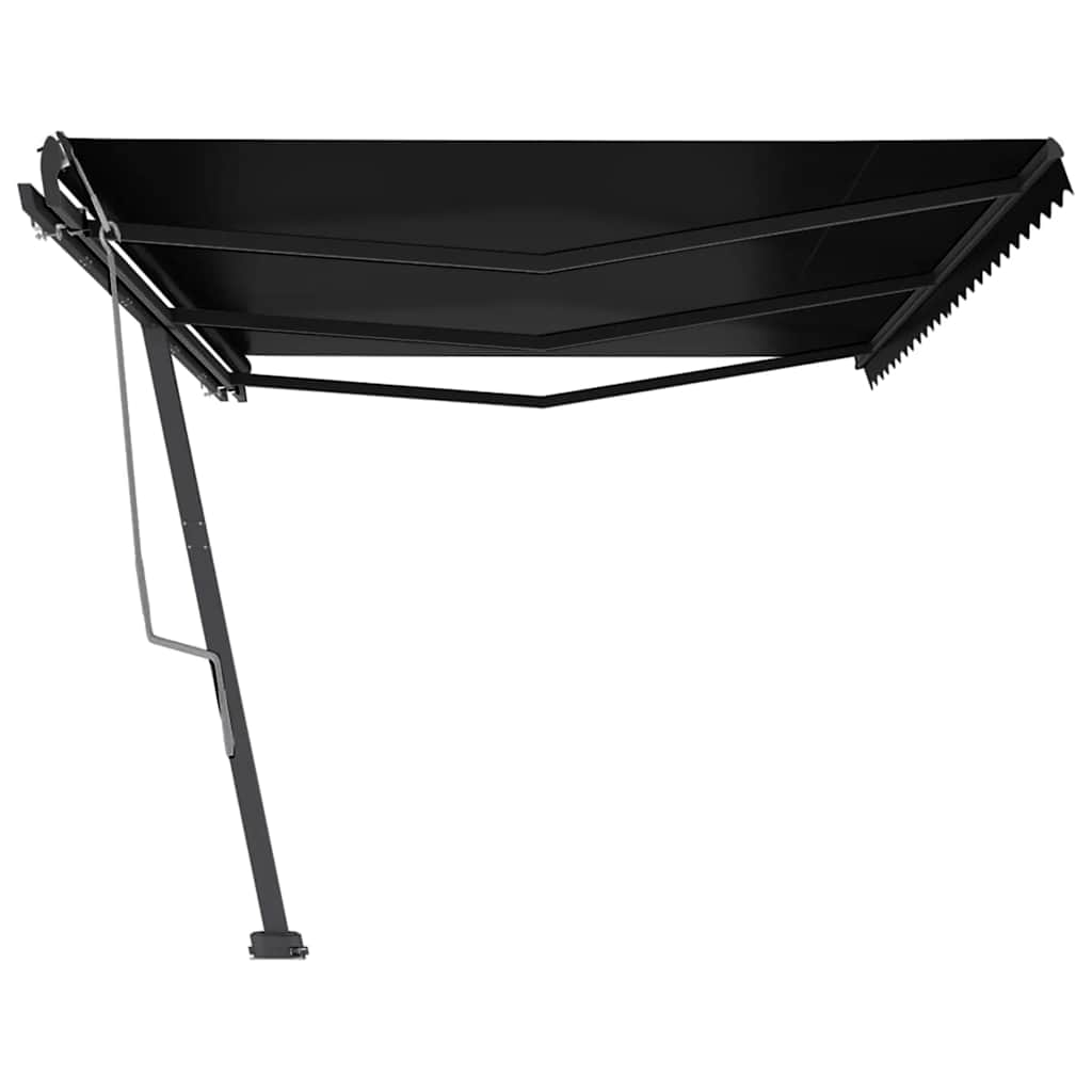 Copertină autonomă retractabilă manual, antracit, 600x300 cm GartenMobel Dekor
