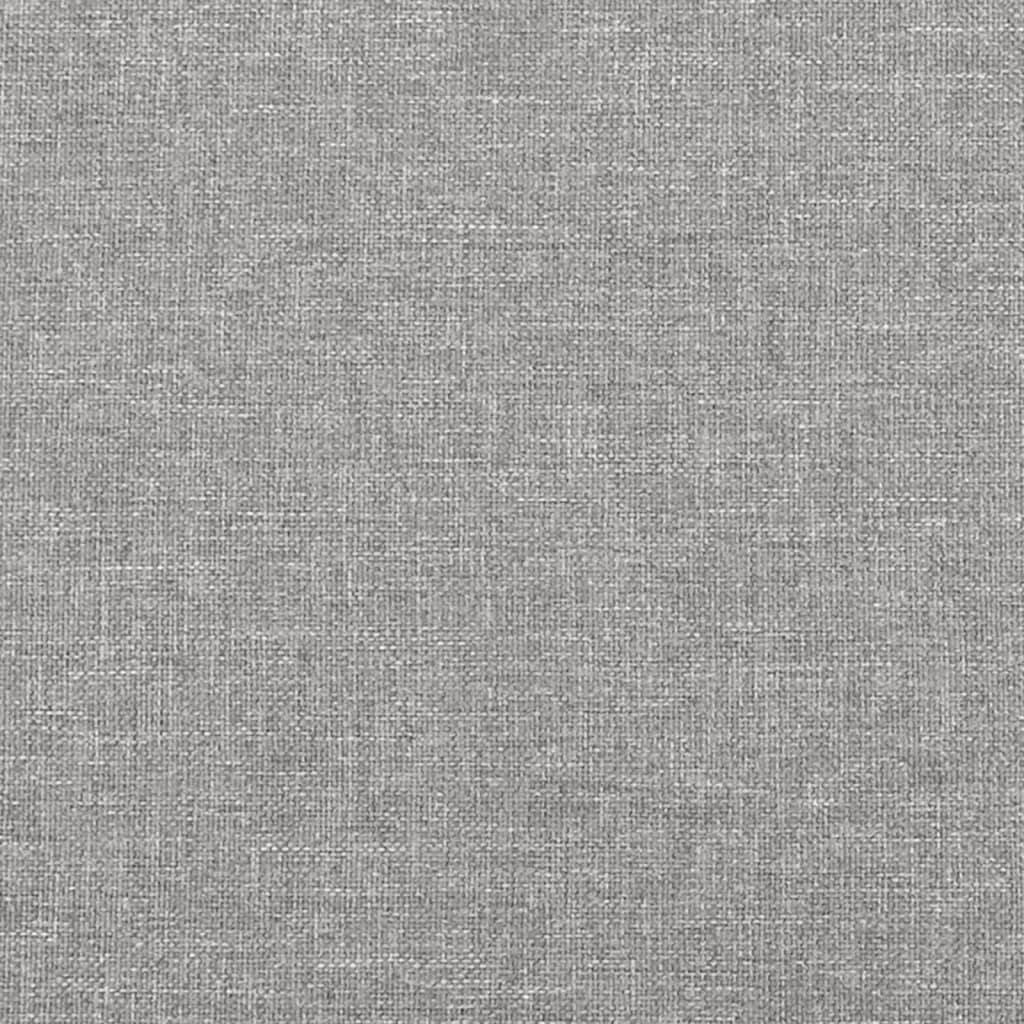 Tăblie de pat cu aripioare gri deschis 93x23x78/88 cm textil GartenMobel Dekor