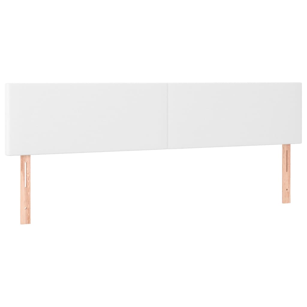 Pat box spring cu saltea, alb, 180x200 cm, piele ecologică GartenMobel Dekor