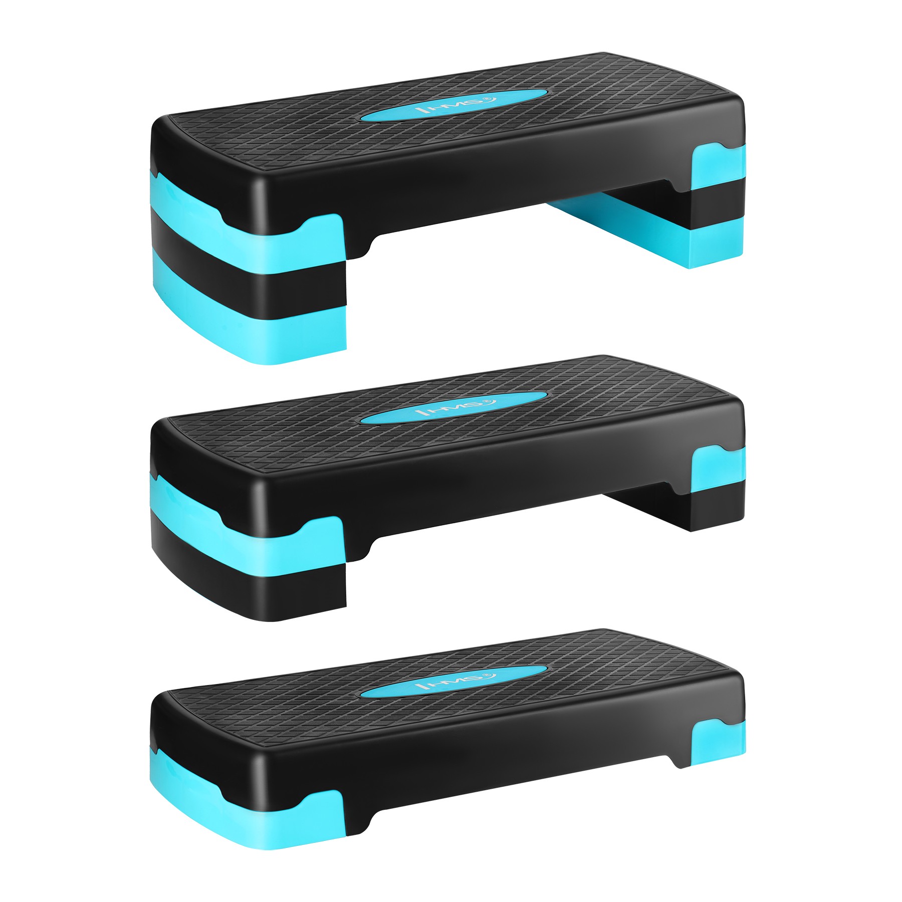 Banca aerobic HMS AS002, negru/menta FitLine Training