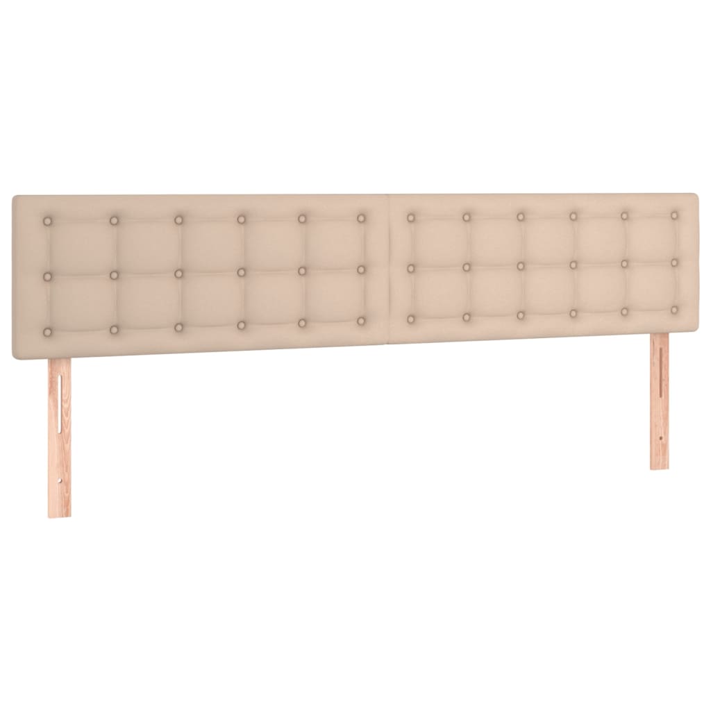 Pat box spring cu saltea, cappuccino, 180x200cm piele ecologică GartenMobel Dekor