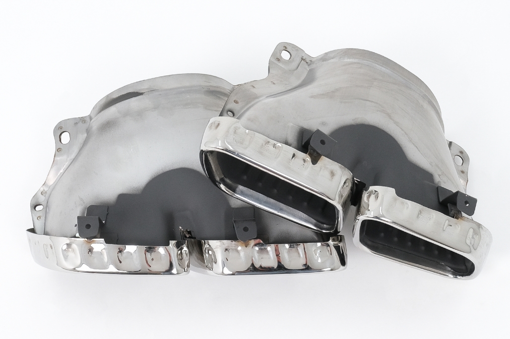 Difuzor Bara Spate cu Ornamente Evacuare Mercedes GLS Class X167 (2019-up) GLS63 Design Performance AutoTuning