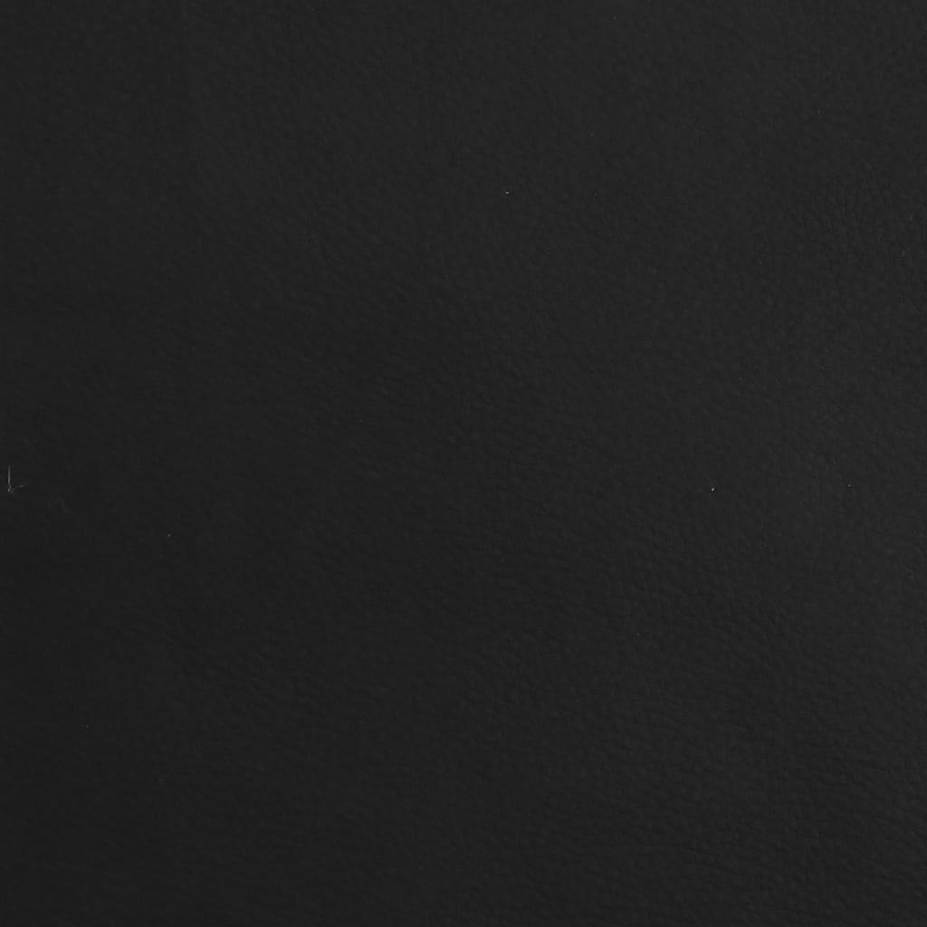 Fotoliu rabatabil, negru, piele ecologică GartenMobel Dekor