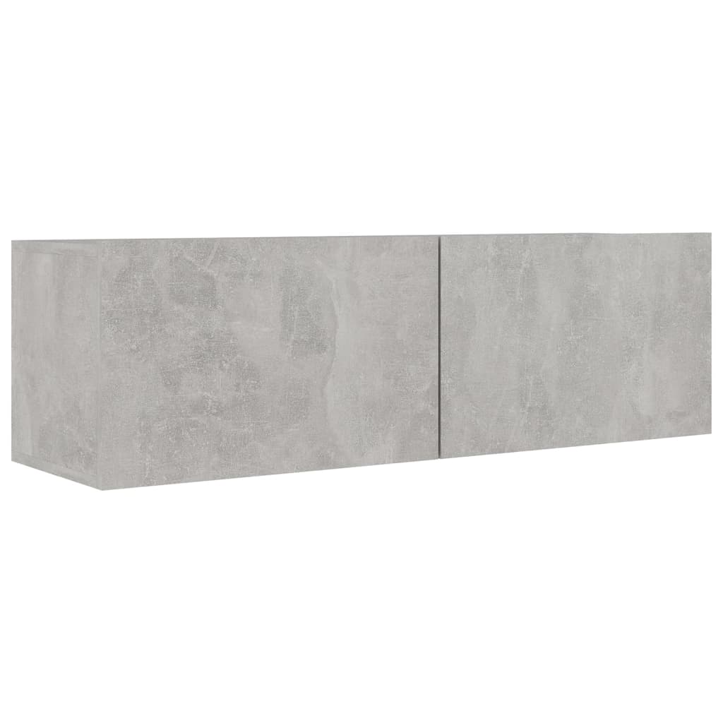 Set de dulapuri TV, 6 piese, gri beton, lemn prelucrat GartenMobel Dekor