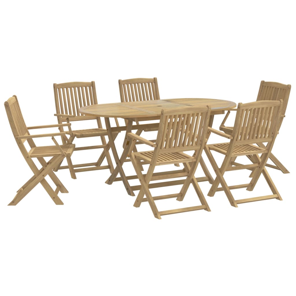 Set mobilier de grădină, 7 piese, lemn masiv de acacia GartenMobel Dekor