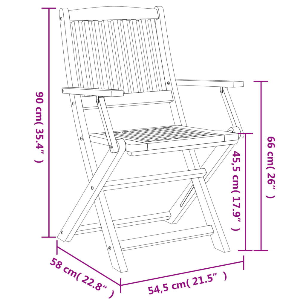 Set mobilier de grădină, 7 piese, lemn masiv de acacia GartenMobel Dekor