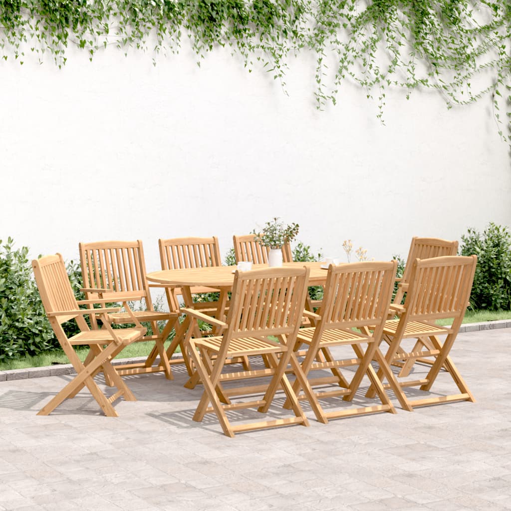 Set mobilier de grădină, 9 piese, lemn masiv de acacia GartenMobel Dekor