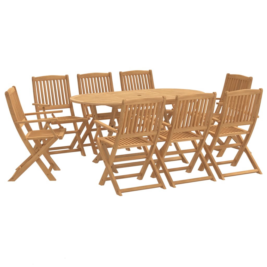 Set mobilier de grădină, 9 piese, lemn masiv de acacia GartenMobel Dekor