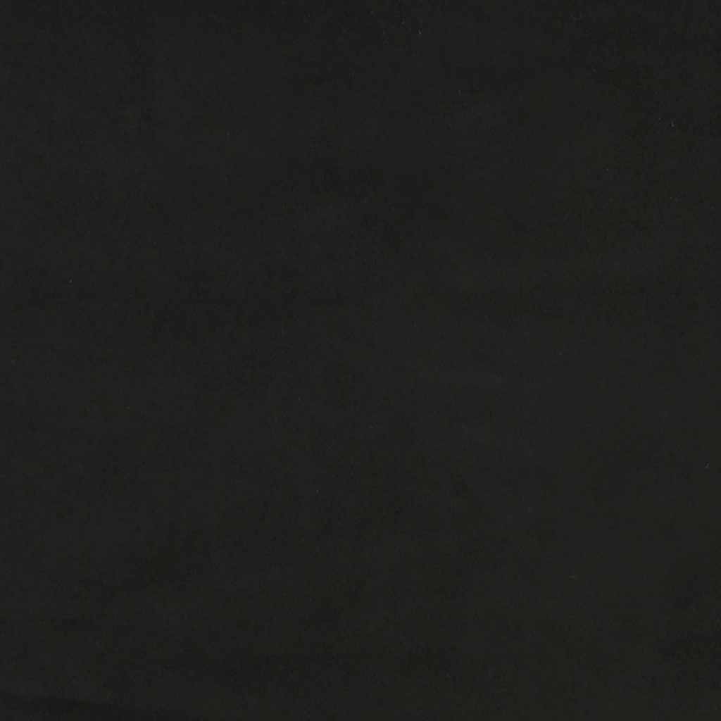 Pat cu arcuri, saltea și LED, negru, 120x190 cm, catifea GartenMobel Dekor